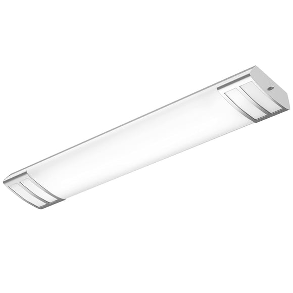 FAITHSAIL Dimmable 4FT LED Flush Mount Kitchen Light Fixtures, 50W 5600lm, 1-10V Dimmable, 4000K, 4 Foot LED Kitchen Lighting Fixtures Ceiling for Cr