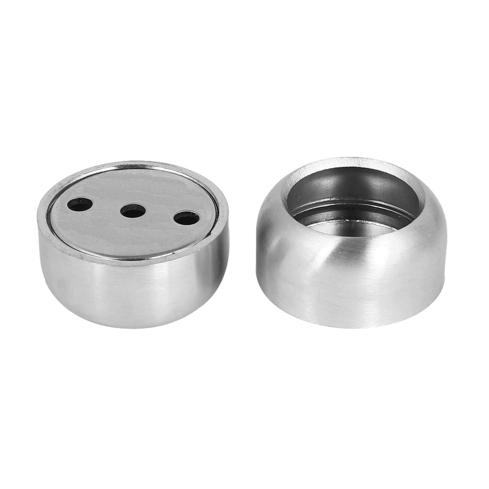Uxcell 25mm Dia Stainless Steel Closet Rod Flange Round Socket Holder