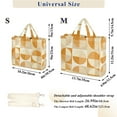 thumbnail image 2 of FORMRS Womens Corduroy Tote Bag Crossbody Shoulder Handbag with Pocket, Geometric Circles, 2 of 7