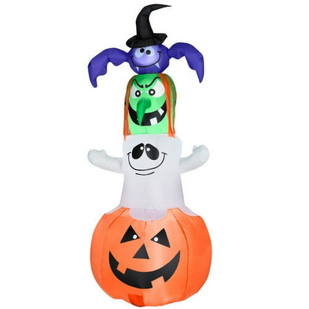 Gemmy Industries Airblown Halloween Inflatable Character Stacker ...