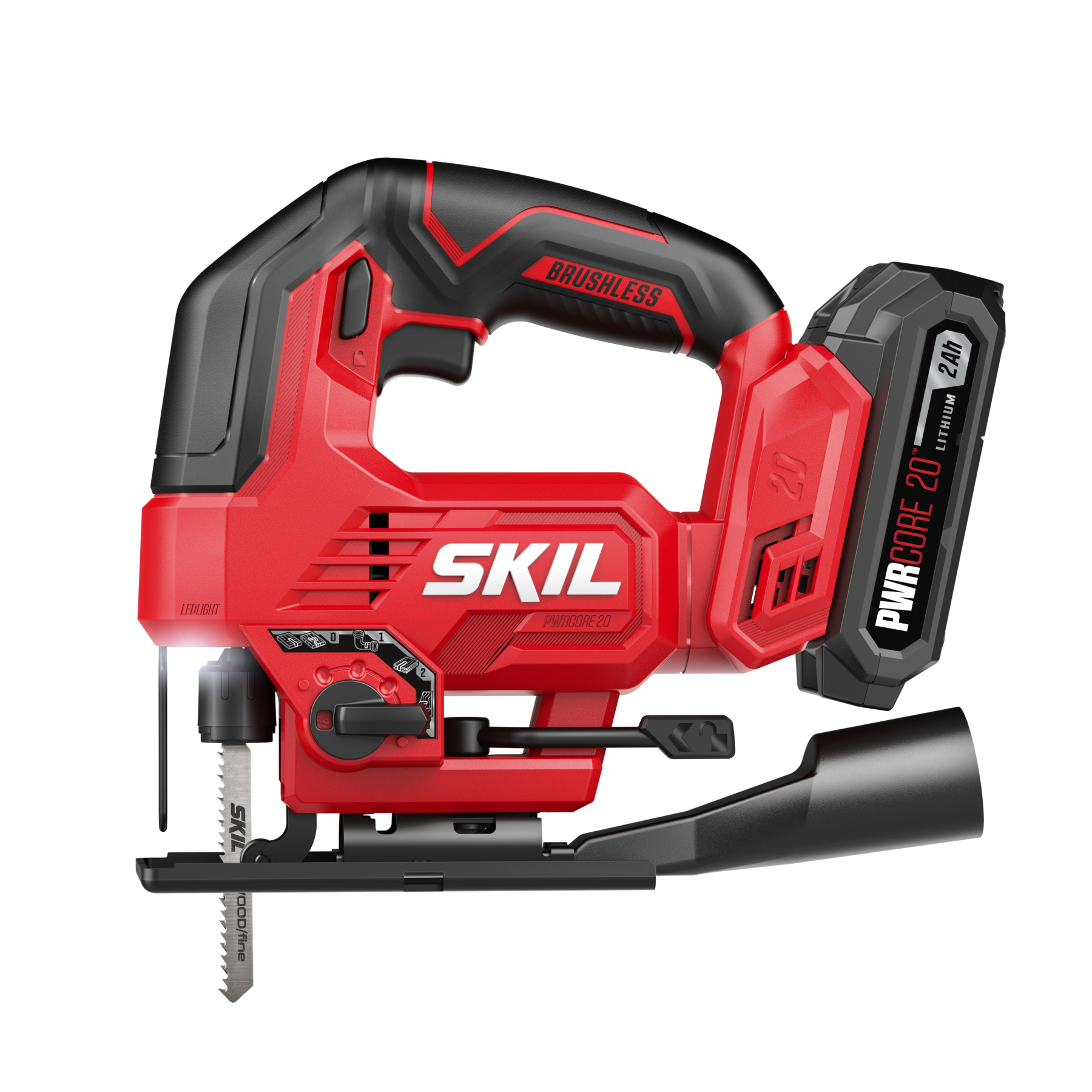 SKIL 20V Brushless Cordless Jigsaw Kit with Battery photo 3