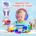 thumbnail image 3 of Noise Cancelling Headphones for Kids,SNR 28dB Kids Ear Protection Earmuffs for Autism,Toddler,Children, Adjustable Kids Noise Cancelling Headphones for Monster Truck,Concerts,Air Shows,Fireworks, 3 of 8