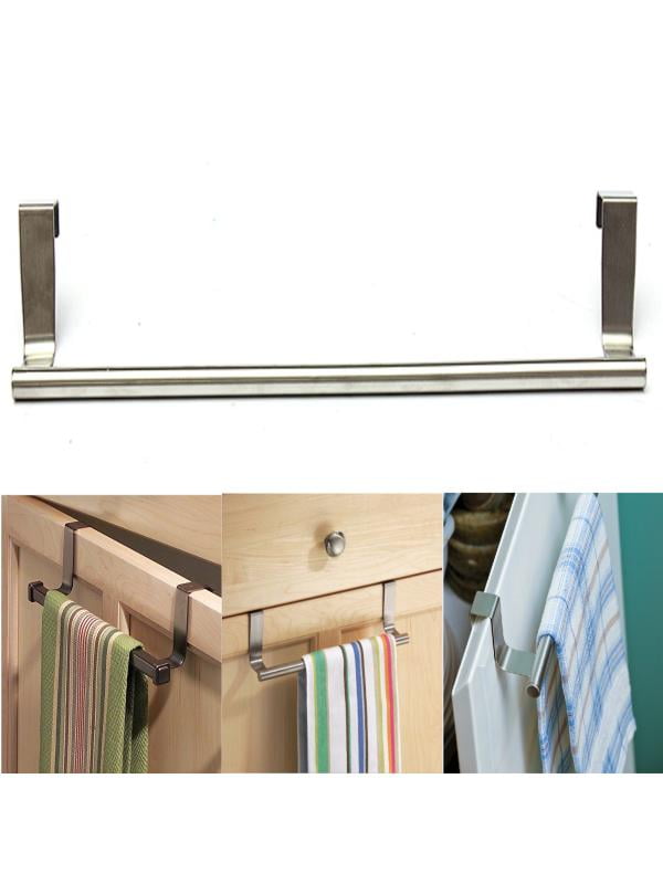 23//36cm Over Kitchen Door Tea Hand Towel Rail Holder Hanger Storage Latest