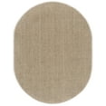 thumbnail image 2 of SAFAVIEH Natural Fiber Arbor Bordered Area Rug, Natural/Ivory, 6' x 8' Oval - Coastal Design, Natural & Ivory, Seagrass, Ideal for Entryway, Kitchen, Living Room, Office, 2 of 10