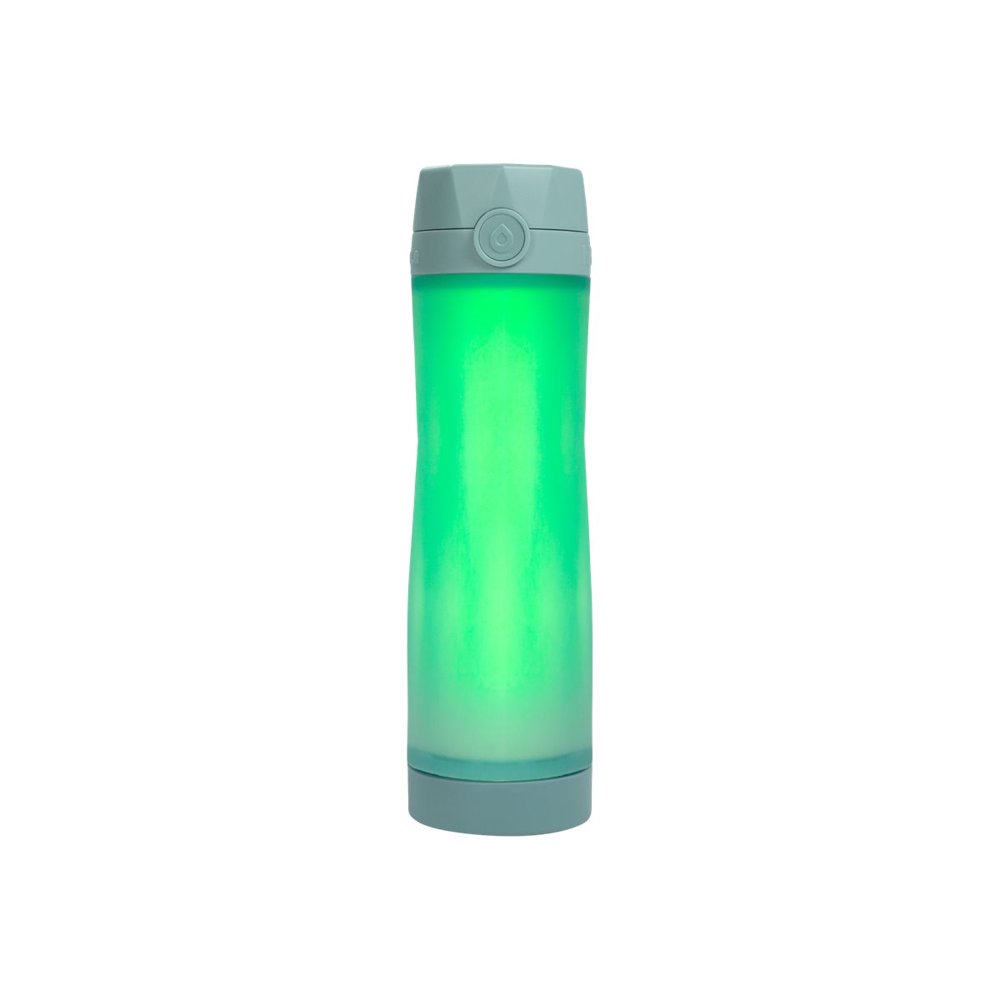 Hidrate Spark 3 Smart Water Bottle, Storm, Track Water Intake, Glow