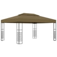 thumbnail image 1 of vidaXL Gazebo 3x4 m Taupe 180 g/m², 1 of 4