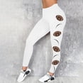 thumbnail image 6 of Shadoumai Women's Football Print Elastic Fitted Tights For Outerwear Leggings Comfortable Stretch High Waist Workout Yoga Pants, 6 of 6
