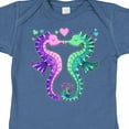 thumbnail image 4 of Inktastic Seahorses Kissing with Hearts Boys or Girls Baby Bodysuit, 4 of 5