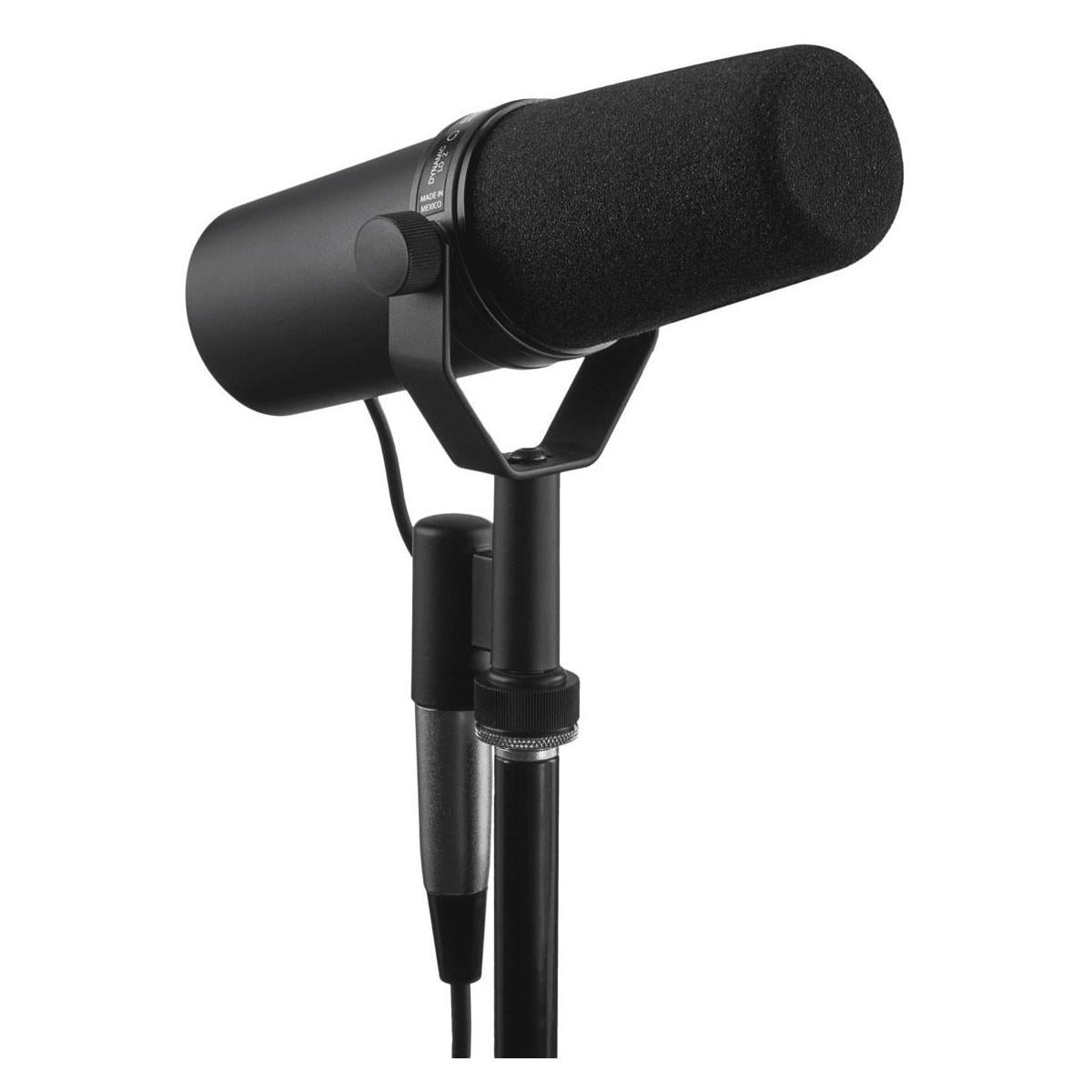 Zoom LiveTrak L-8 Portable 8-Channel Digital Mixer and Multitrack Recorder - Bundle with Shure SM7B Cardioid Vocal Mic, Desktop Mic Stand, Studio Monitor Headphone, 10' XLR Cable (5 Items)