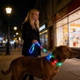 thumbnail image 6 of FeiFu LED Light-Up Dog Leash USB Rechargeable Luminous Traction Rope Adjustable Reflective Pull Strap Glow in the Dark Safety Leash for Night Walking, 6 of 6