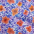 thumbnail image 1 of oneOone Cotton Cambric Purple Fabric Florals Dress Material Fabric Print Fabric By The Yard 56 Inch Wide, 1 of 6
