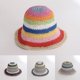 thumbnail image 3 of Sunscreen Bucket Hat Rainbow Striped Fisherman Hat Packable For Hiking Fishing, 3 of 5