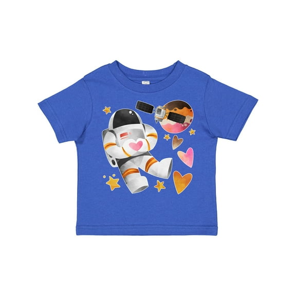 Inktastic Astronaut Valentine Outer Space Hearts Boys or Girls Toddler T-Shirt