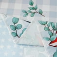 thumbnail image 5 of 4th of July Tablecloth 60" X 102" Patriotic Rectangle Table Cloth - Polyester Stars Stripes Eucalyptus Leaf White Grey Checkered Independence Day Table Cover Reusable Water Resistant, 5 of 6