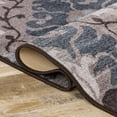 thumbnail image 7 of Superior Chloe Floral Indoor Runner Area Rug, 2' 7" x 6', Chocolate, 7 of 7