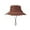 Coffee, variant on Fgnfyis Wide Brim Sun Hat for Outdoor Travel with UPF Lightweight Foldable Boonie Cap for Beach Black L