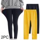 thumbnail image 1 of Odeerbi 3-12 Años Niñas 2 Pcs Leggings Mallas Elásticas Lycra Pantalones de Comodidad Suavidad Transpirable Pantimedias, 1 of 9
