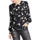 thumbnail image 1 of Rachel Roy Mujer Dean Pullover Blusa, Negro, Pequeño, 1 of 1
