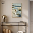 thumbnail image 3 of Eroding Shores Canvas Print Green Wall Decor by Art Remedy, Gold Frame, 20 x 30, 3 of 7