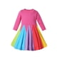 thumbnail image 1 of Vestido Niña Arcoíris Vestido Princesa OP Rosa, 1 of 8