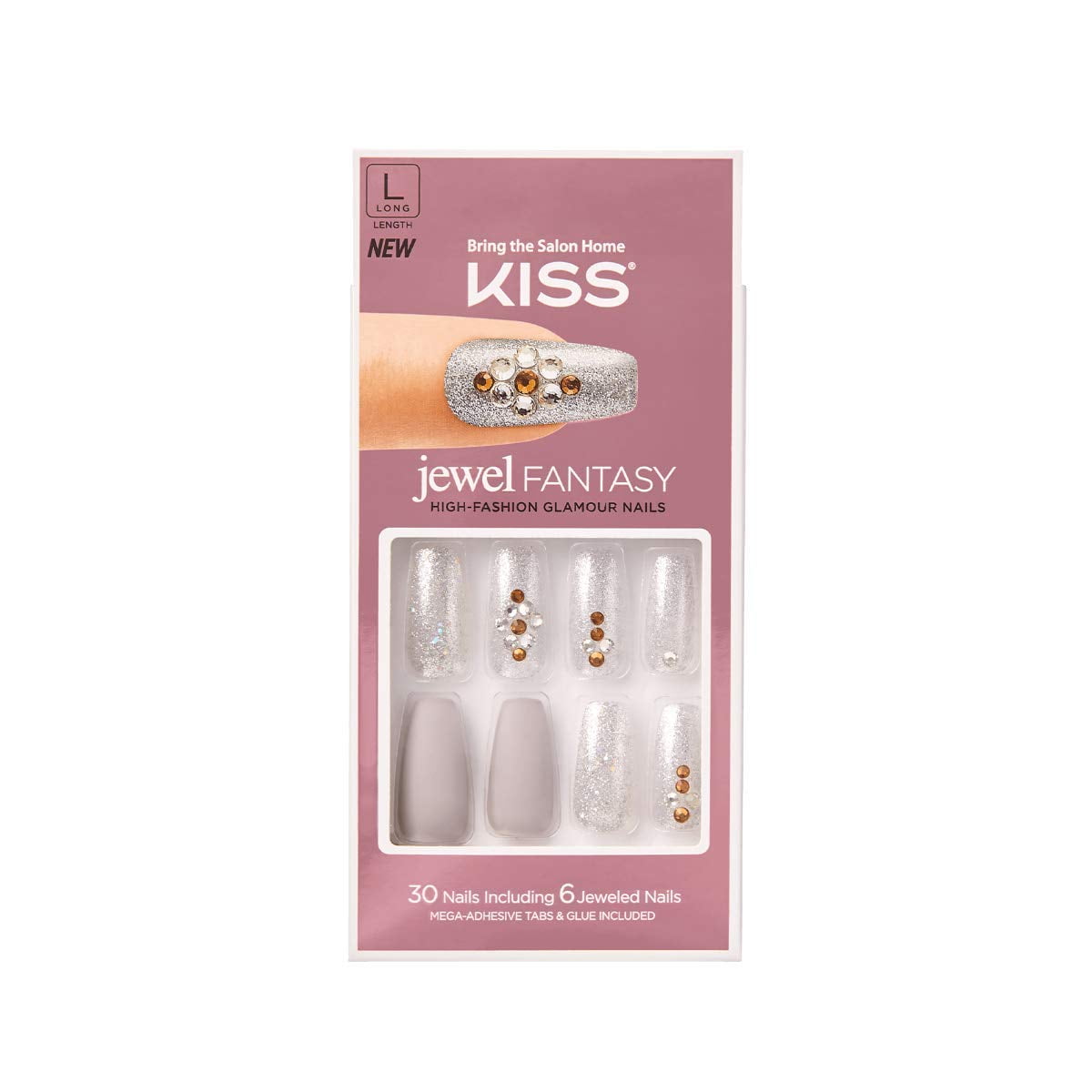 KISS Jewel Fantasy Nail Kit Empress (KJF01)