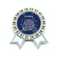 thumbnail image 1 of Dibujo de linea Pizza Italia Foods Insignia broche Medalla ganadora, 1 of 3
