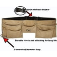 thumbnail image 2 of Custom Leathercraft I370X3 8-Pocket Suede Heavy-Duty Work Belt Apron, 2 of 2