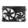 thumbnail image 2 of For Volkswagen Eos 2007-2016 Radiator And Condenser Fan Assembly | Dual Fan | Fits All | Replacement For VW3115113 | 1K0121205AD9B9, 1K0121205AJ, 2 of 4