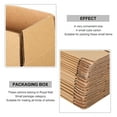 thumbnail image 4 of OULII 20pcs Corrugated Cardboard Shipping Boxes Finish For Small Business Packaging And Mailing Small Cartons For, 4 of 8