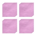 thumbnail image 1 of 100 piezas de envoltorios de caramelos de papel de aluminio, envoltorios de chocolate de 4 x 4 pulgadas, papel de aluminio (rosa claro, acabado brillante), 1 of 6