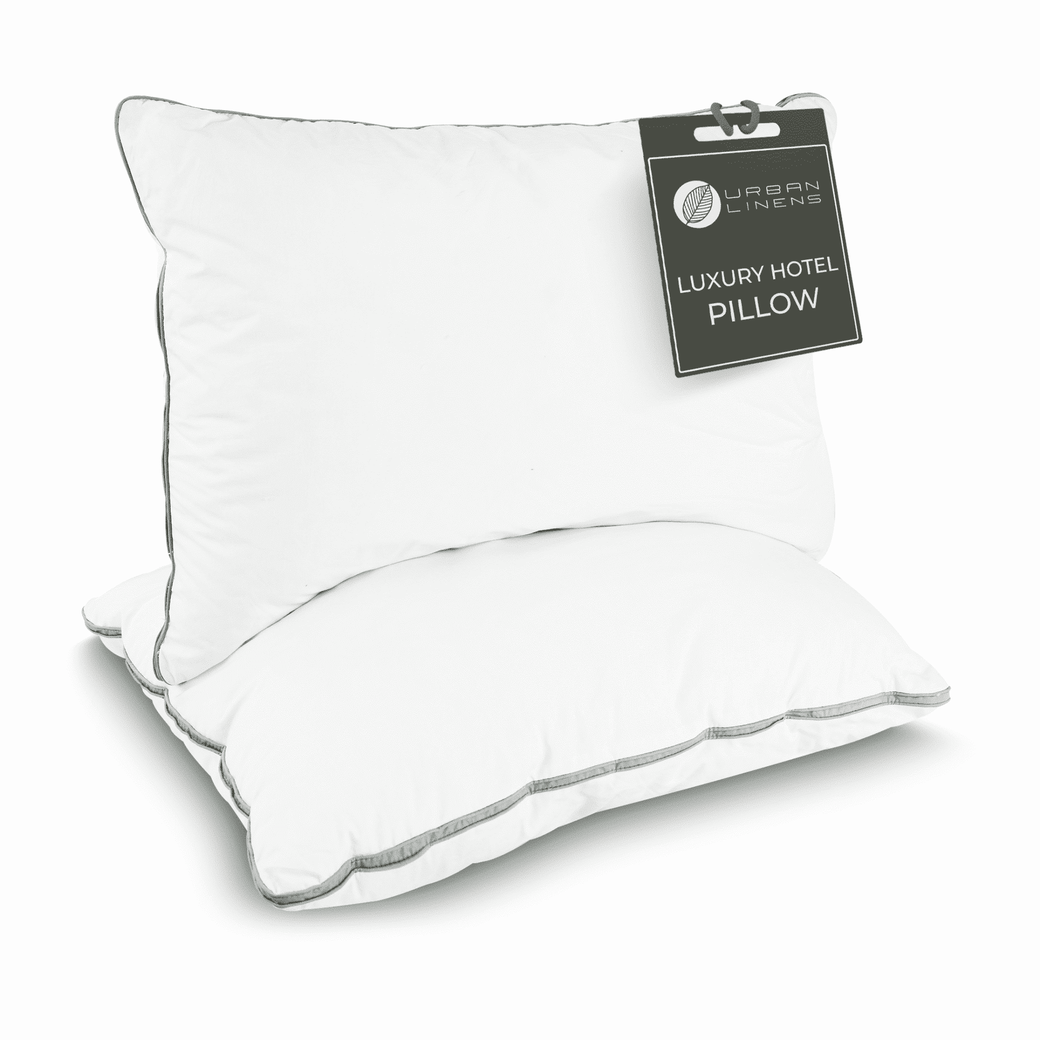 Best Western Victoria Hotel Pillows (Set Of 2) - 20x36", 100% Cotton, Eco Fiber Fill, For Back/Stomach Sleepers