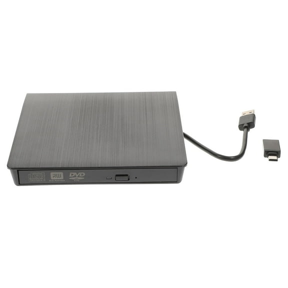 External DVD RW Optical Drive with Slot In Load for Computer Black Powered by USB 3 5 Inch