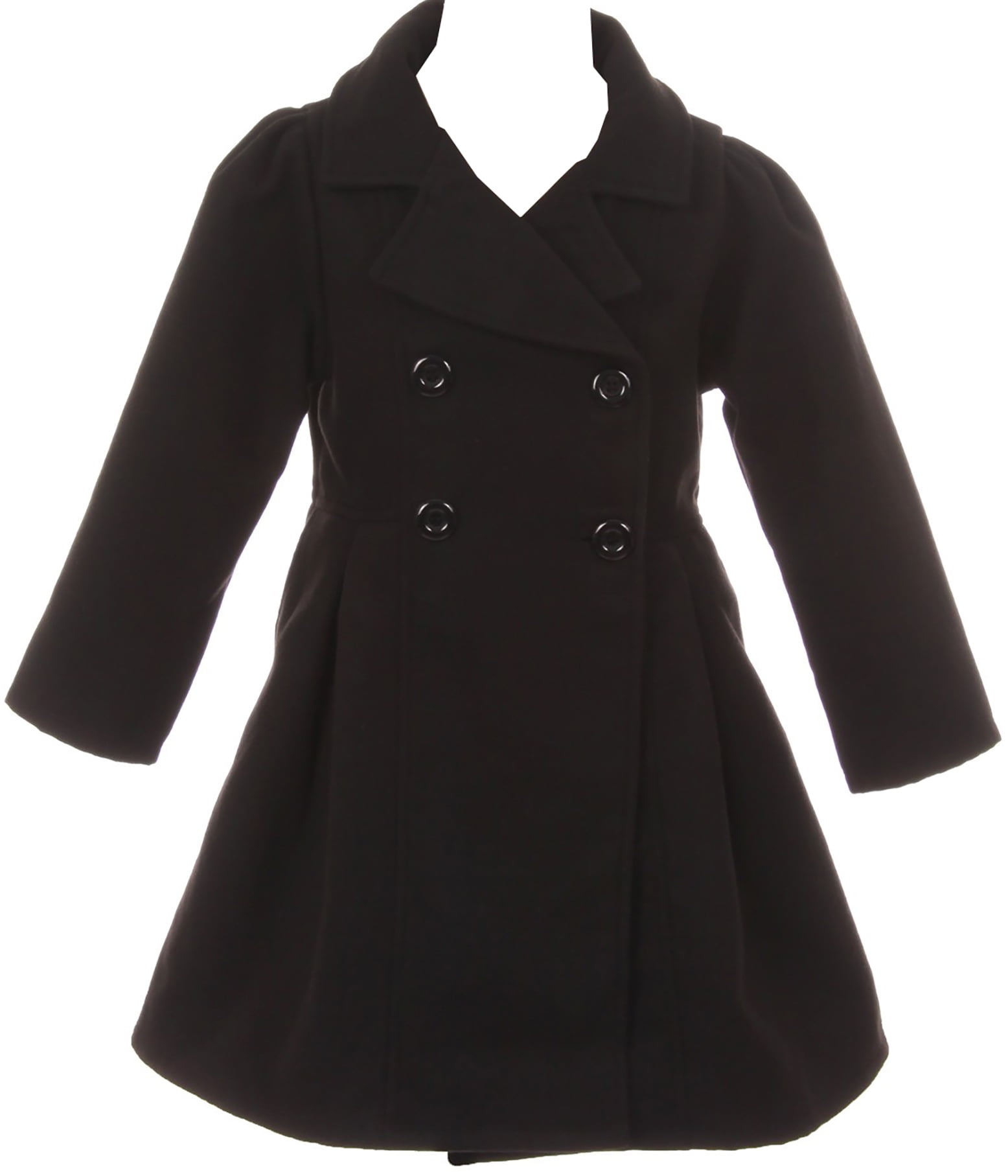 Little Girl Kids Flower Girls Winter Clothes Long Coat Outerwear USA