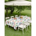 thumbnail image 4 of Outdoor Tablecloth with Umbrella Hole for Patio/Picnic/Party/Camping, Colorful Spaceship Waterproof Table Cloth Rectangle Table Cover Washable, Watercolor Cartoon Modern Abstract Art (60"x 84"), 4 of 8