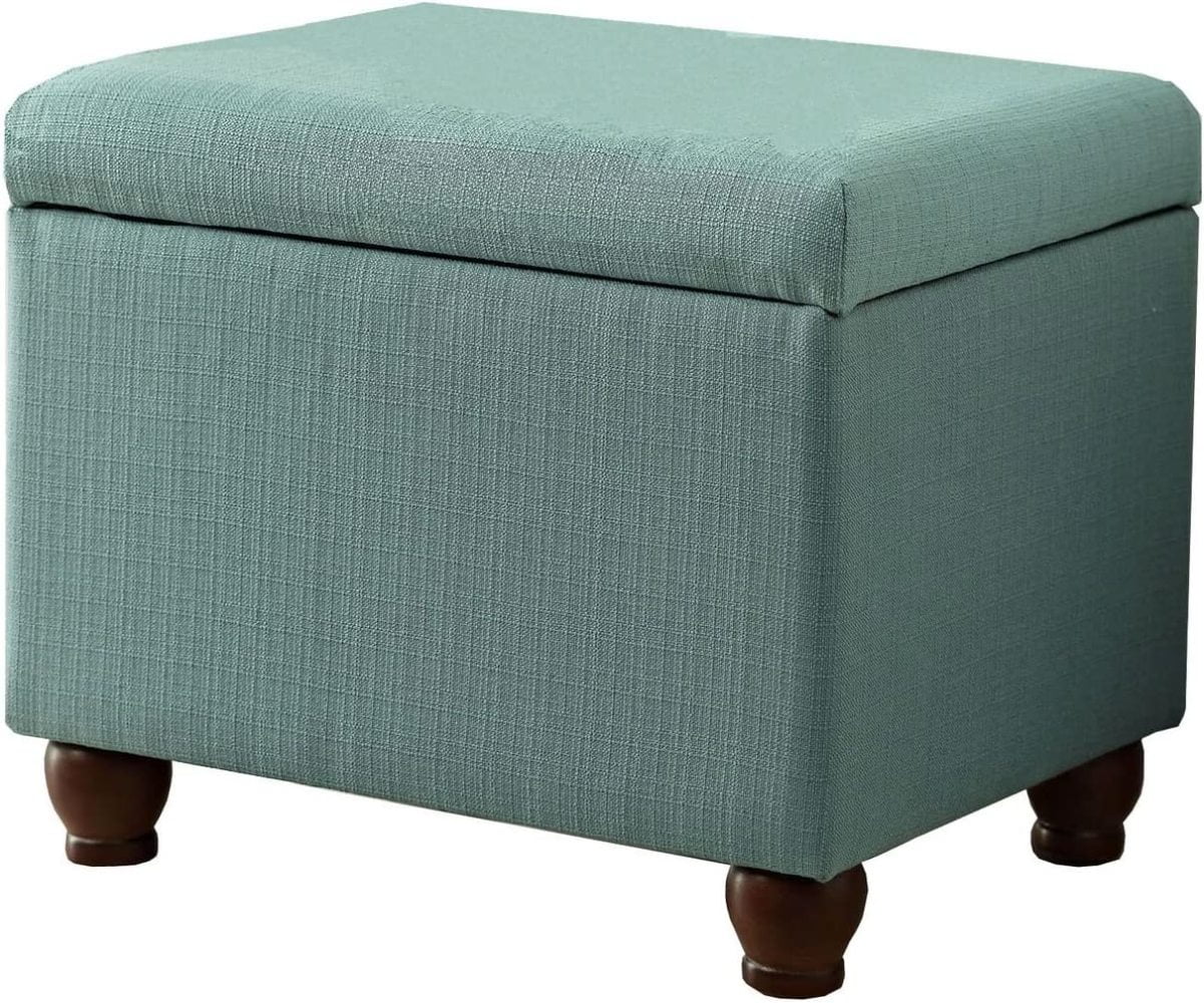 FULenQnu Home Decor Upholstered MediumRectangular Storage Ottoman