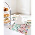 thumbnail image 4 of Easter Kitchen Dish Towels for Drying Dishes Set of 4, Cute Rabbits Eggs Flowers Leaf Butterflies Watercolor Waffle Weave Microfiber Hand Tea Bathroom Towels Quick Dry & Absorbent Towel 12x12, 4 of 7