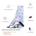 thumbnail image 3 of Kll Rainbow Scales Microfiber Beach Towel Fast Drying,Extra Large 31.5"X63" Sand Free Beach Towel Super Lightweight Towels For Swimming Pool,Camping,Picnic,Yoga Gym Sports, 3 of 8