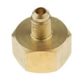 thumbnail image 2 of Brass to 1/4 Sae Air Conditioning Adapter Vacuum Pump Adapter Attachment, 2 of 7