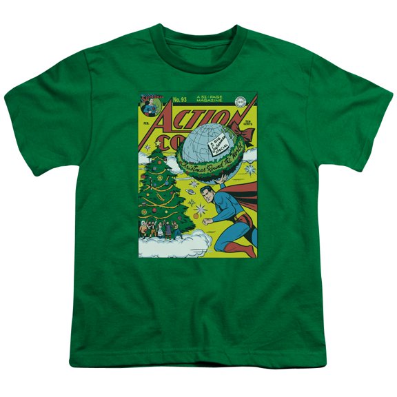 DC Comics Men's Cover No. 93 T-shirt Green