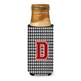 thumbnail image 3 of Carolines Treasures CJ1021-DMUK Monogram - Houndstooth  Letter D Ultra Beverage Insulators for slim cans  Slim Can, 3 of 3