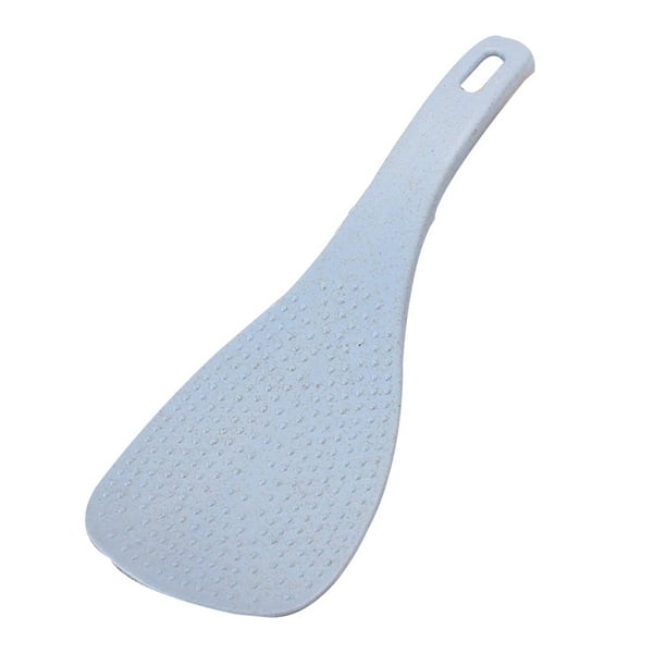 Moyic 1 Uds. Cucharón de cocina Simple, paleta de arroz antiadherente, cuchara para comida, paja de trigo, cuchara de arroz antiadherente de plástico Cocina y Comedor azul Moyic JJ20139-02