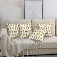 thumbnail image 7 of Throw Pillow Covers, cartoon Cactus Pattern Soft Square Pillow Cases with Invisible Zipper for Couch Bed Sofa, Farmhouse Fall Home Decor 18"x18", 7 of 7