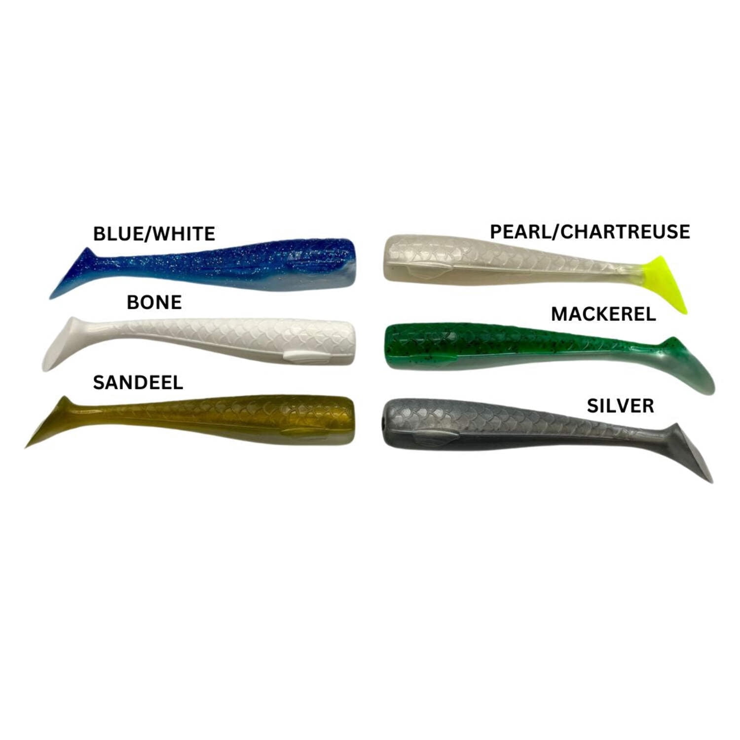 RonZ Z-Fin HD Big Game Series Paddletail Lures