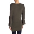 thumbnail image 2 of Splendid V-Neck Bell Sleeve Pullover Medium, Olive, 2 of 2