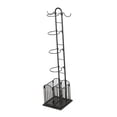 thumbnail image 1 of Support de Rangement pour Balles de Sport, Support de Basketball Stable pour Maison Garage Rugby Noir, 1 of 8