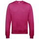 thumbnail image 1 of Awdis - Sudadera lisa con cuello redondo Unisex (Rosa Lipstick), 1 of 2