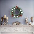 thumbnail image 5 of 30cm Christmas Wreaths Door Hanging Rattan Venue Layout Christmas Decorations Garland for Home Party Decoration Noel New Year, 5 of 5