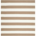 thumbnail image 6 of SAFAVIEH Montauk Saranna Striped Cotton Area Rug, Sand/Ivory, 9' x 12', 6 of 10