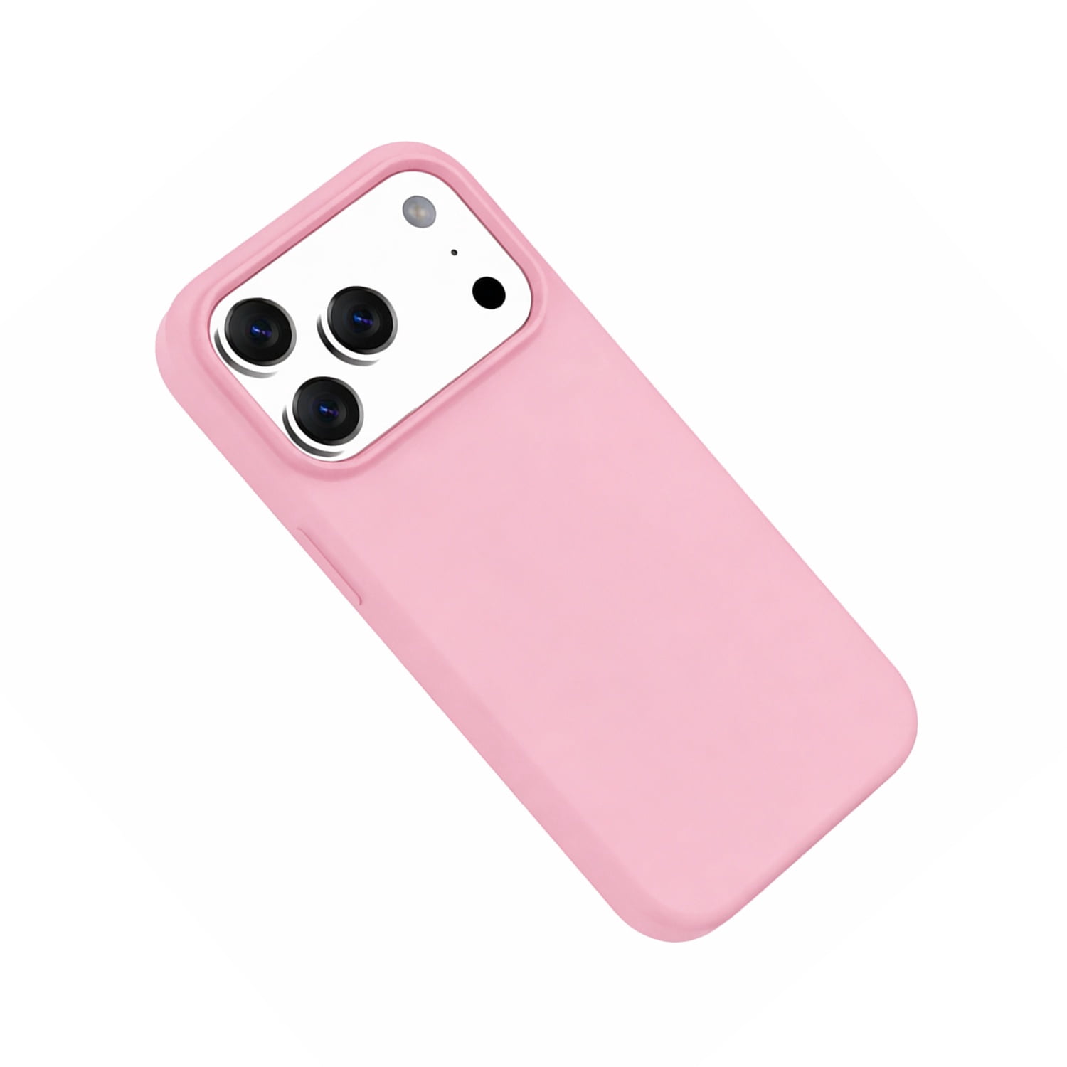 Protective Magnetic Silicone Case for iPhone 17 Pro Max - Pink