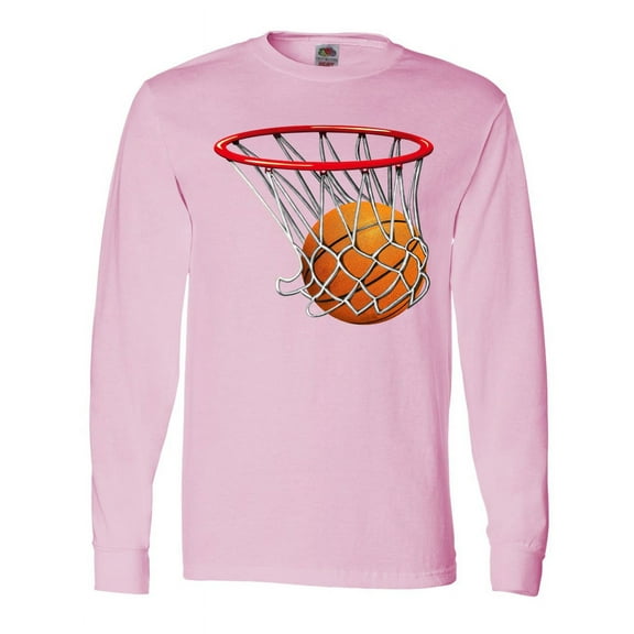 Inktastic Basketball Swish Long Sleeve T-Shirt